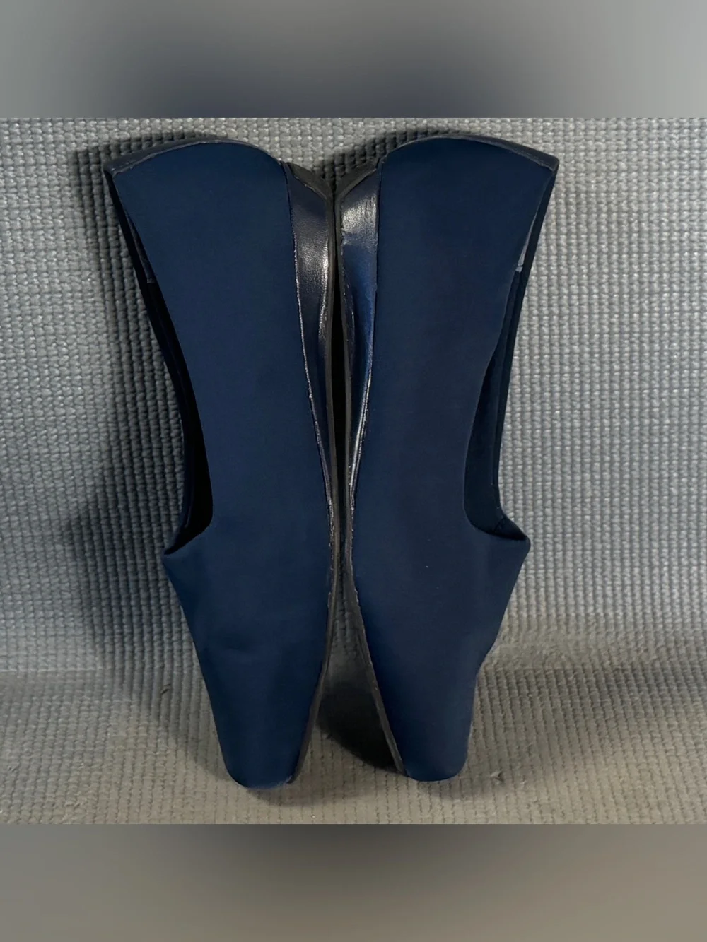 Vionic Women's Powell Demi Wedge Casual Shoes Blue Size 7.5